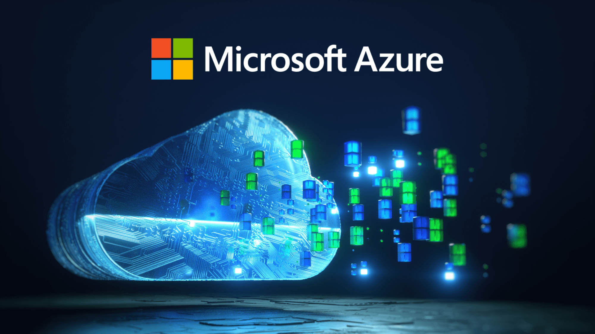Microsoft Azure cloud platform visualisation